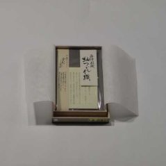 正絹紬（つむぎ）金封ふくさ グレー（Ｈ）の画像