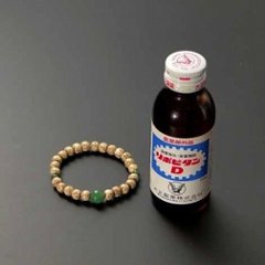 数珠ブレス 星月菩提樹 尺2玉 翡翠入り画像