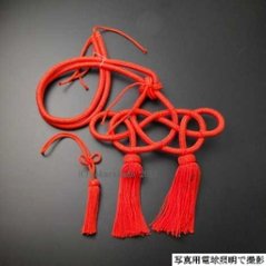 磬紐（けいひも）磬ばい用房付き、正絹の画像