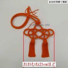 磬紐（けいひも）磬ばい用房付き、正絹画像
