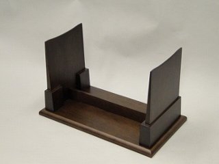 経机・折り畳み机／家具調仏壇用経机（ブラウン色） 画像