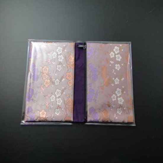 経本数珠入れ ハーフサイズ 、ピンク-系　7-H画像