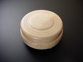 木鉦（もくしょう） 紅葉製 丸木鉦 5寸の画像