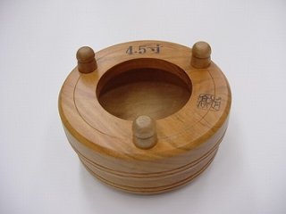 木鉦（もくしょう） 桜製 丸木鉦 4.5寸画像