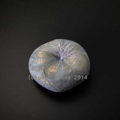 （夏用）紗丸布団　２号（薄い水色） の画像