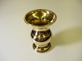 丸型花立て（磨き）　3寸 画像