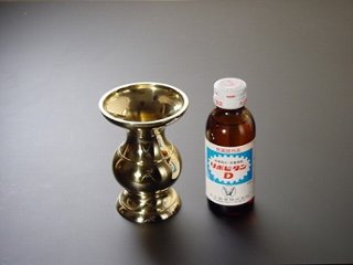 丸型花立て（磨き）　3.5寸 画像