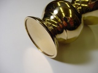 丸型花立て（磨き）　3.5寸 画像