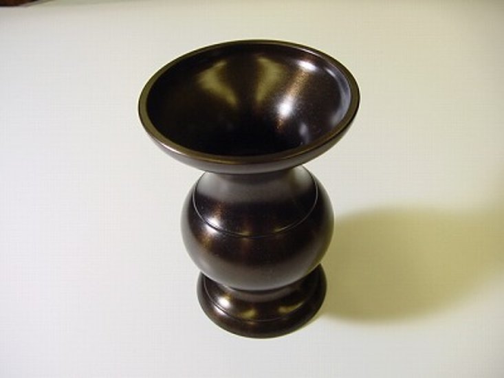 丸型花立て（色付き）　3.5寸 画像
