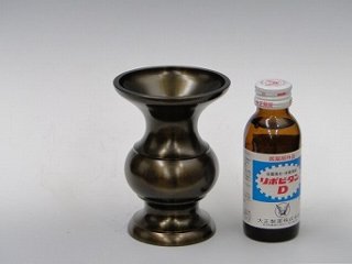 丸型花立て（色付き）　4寸 画像