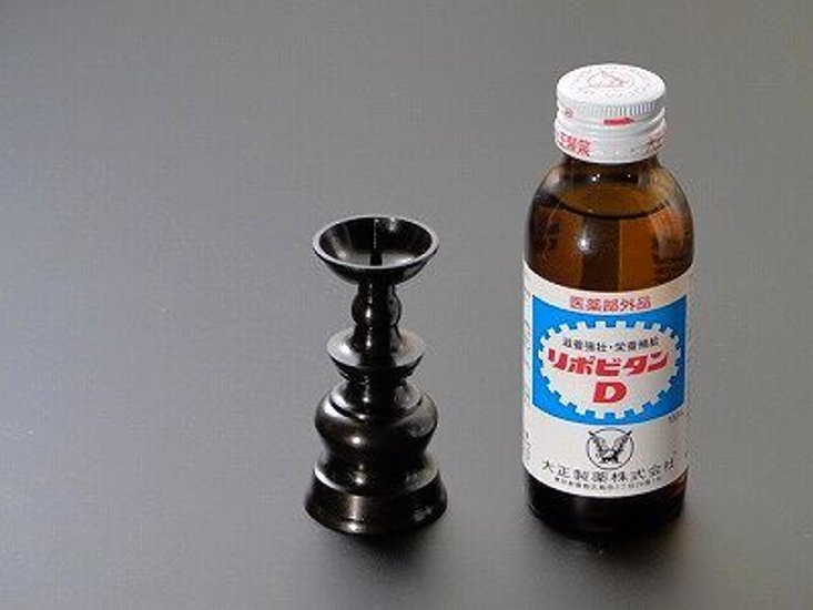 ダルマローソク立て　（2.5寸）　色付き画像