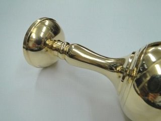 丸型ローソク立て　（みがき）　4.5寸画像