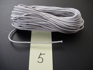 数珠用正絹紐5番（明るめのグレー）　1ｍ当たりの画像