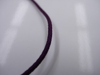 数珠用正絹紐14番（紫紺）　1ｍ当たり画像