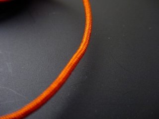 数珠用正絹紐17番（朱色）　1ｍ当たり画像