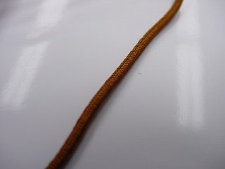 数珠用正絹紐22番（茶色）　1ｍ当たり画像