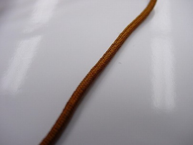 数珠用正絹紐22番（茶色）　1ｍ当たり画像