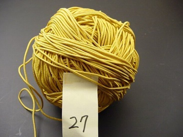 数珠用正絹紐27番（金茶色）　1ｍ当たり画像