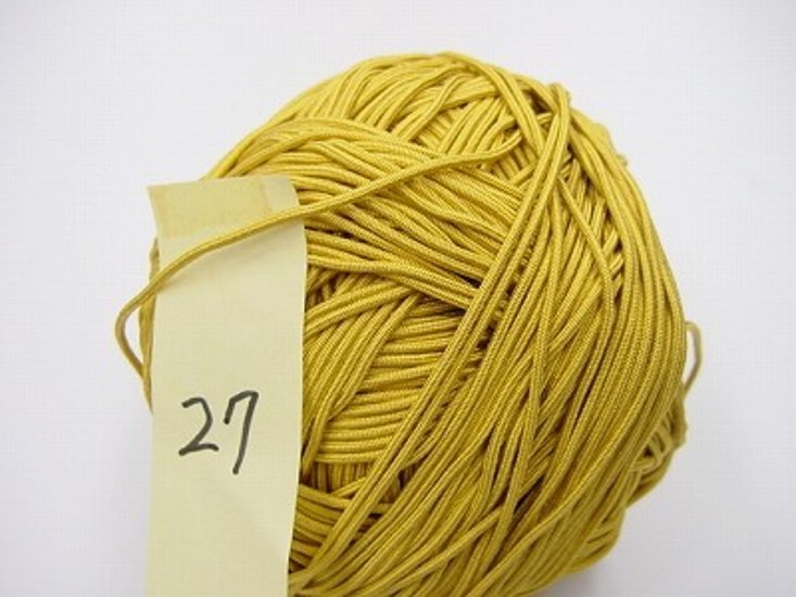 数珠用正絹紐27番（金茶色）　1ｍ当たり画像