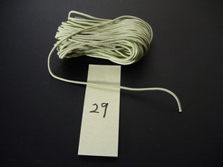 数珠用正絹紐29番（淡い若草色）　1ｍ当たりの画像