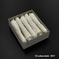 和蝋燭（和ローソク）　いかり型　30号白　１箱（10本入）の画像