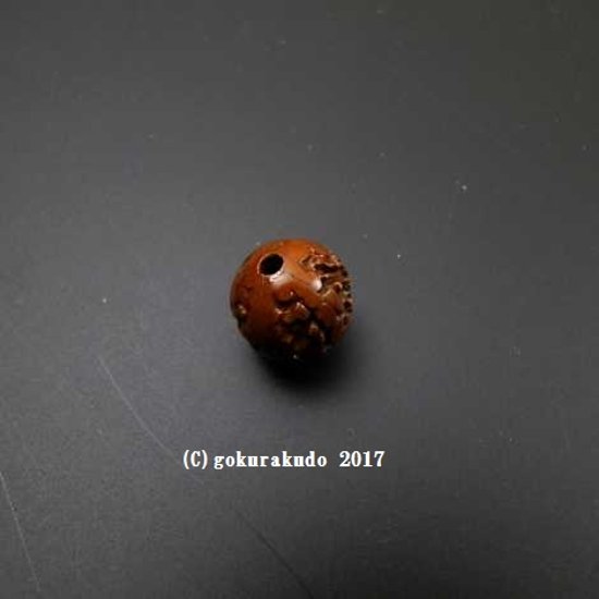 金剛菩提樹12ｍｍ玉（主玉、貫通穴）1個あたり画像
