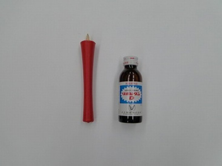 和蝋燭（和ローソク）　いかり型　15号赤　１箱（10本入）画像