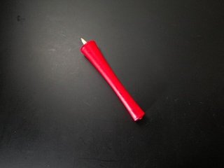 和蝋燭（和ローソク）　いかり型　15号赤　１箱（10本入）画像