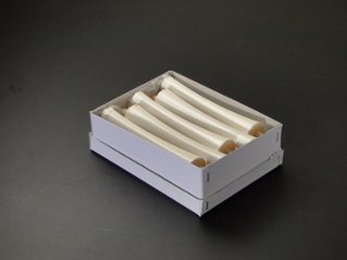和蝋燭（和ローソク）　いかり型　10号白　１箱（10本入）の画像