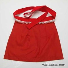 お地蔵様の前掛け（フリル付き）-Hの画像