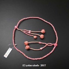 日蓮宗・法華宗用本連数珠。総インカローズ8寸、利休房の画像