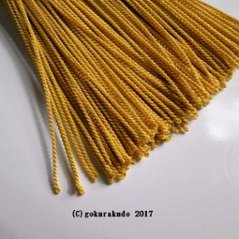 正絹頭付き房軸付き（27番、 金茶色）2.5匁画像