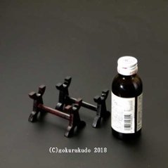 りん棒台（紫檀調・黒檀調）画像