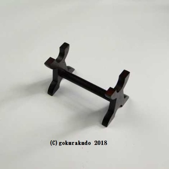 りん棒台（紫檀調・黒檀調）画像
