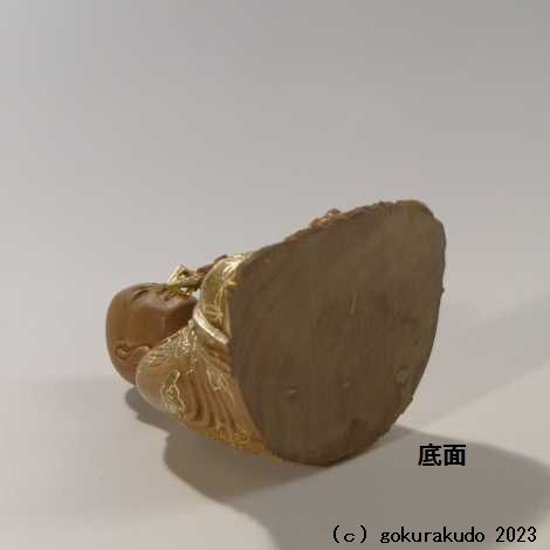 仏像 弘法大師1.8寸 総白檀　(M印)画像