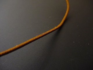 数珠用正絹紐 細紐 Ｆ茶　1ｍ当たり画像