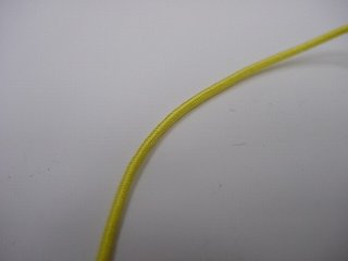 数珠用正絹紐 細紐 C黄　1ｍ当たり画像