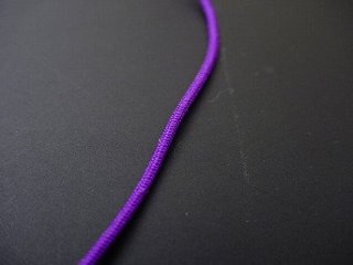 数珠用正絹紐 細紐 Ｇ紫　1ｍ当たり 画像