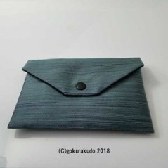 小物入れ 緑青色（青っぽい色）画像