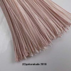 正絹頭付き房軸付き（ｃ-24番,ピンク系）2.5匁画像