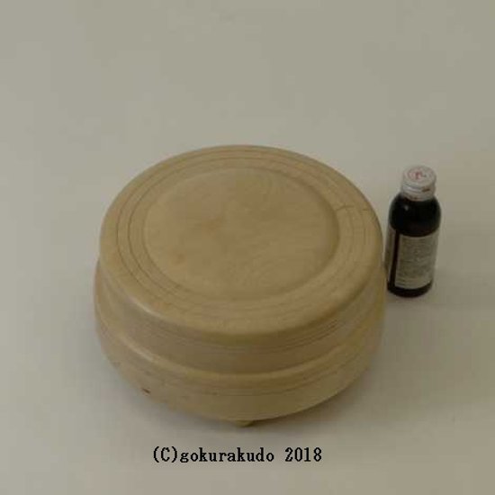 木鉦 紅葉（モミジ）製丸木鉦 8寸画像