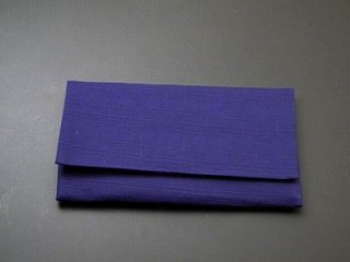 数珠入れ 紬（つむぎ）（大）(2.紺色) sの画像
