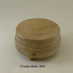 木鉦 紅葉（モミジ）製丸木鉦 9寸の画像
