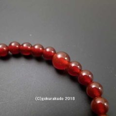 数珠ブレス 瑪瑙(メノウ) 主玉6mm画像