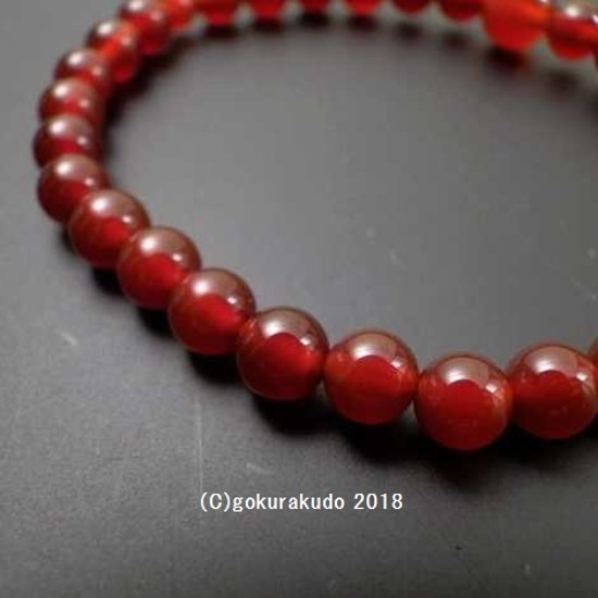 数珠ブレス 瑪瑙(メノウ) 主玉6mm画像