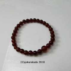数珠ブレス 瑪瑙(メノウ) 主玉6mm画像