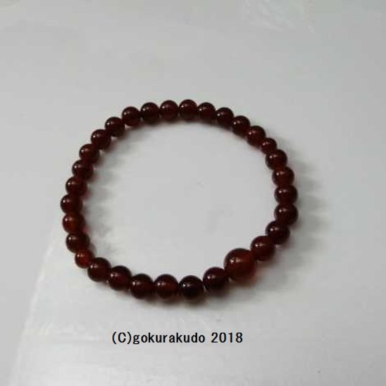 数珠ブレス 瑪瑙(メノウ) 主玉6mm画像