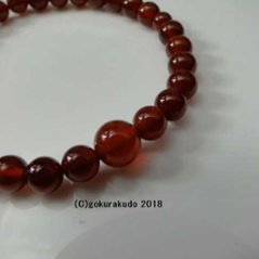 数珠ブレス 瑪瑙(メノウ) 主玉6mm画像