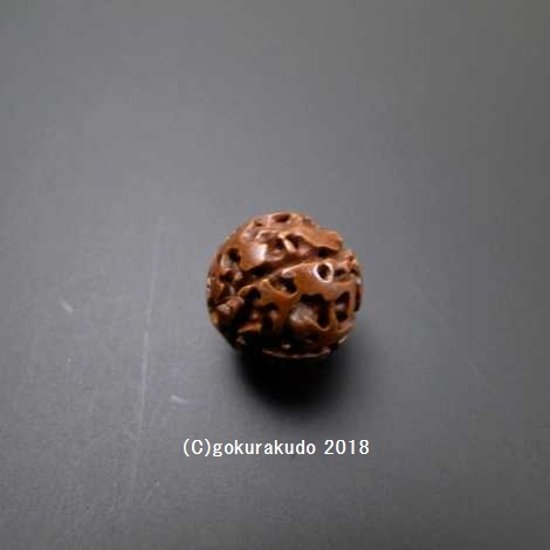 金剛菩提樹15ｍｍ玉（主玉、貫通穴）1個あたり画像