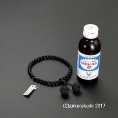 数珠 女性用 総ブラックオニキス 黒利休房画像